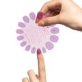 Super Stick Tab Pack on customer hand