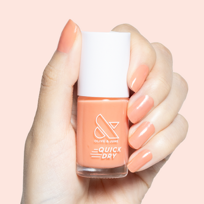 Peeptoe Peeptoe Sheer warm peach Quick Dry Polish
