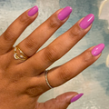 Petal on customer hand