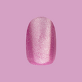 Pink Dream Velvet - Press-On | Short | Round on customer hand