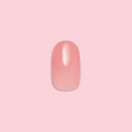Pink Jelly - Press-On | Short | Round on customer hand