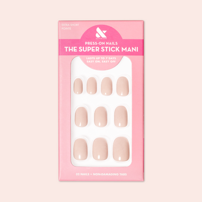 Pointe | Extra Short | Round - Tab Press-On Pointe | Extra Short | Round - Tab Press-On  Tab Press-On
