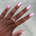 Rosy Tips on customer hand