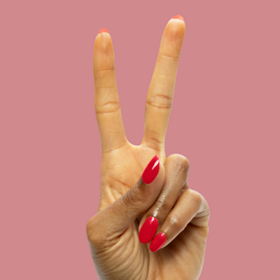 Secret Recipe - Gel display on hand