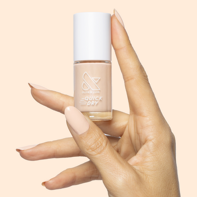 Silky Silky creamy neutral beige Quick Dry Polish