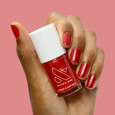 Splash of Cran Splash of Cran iridescent cranberry shimmer Nail Polish