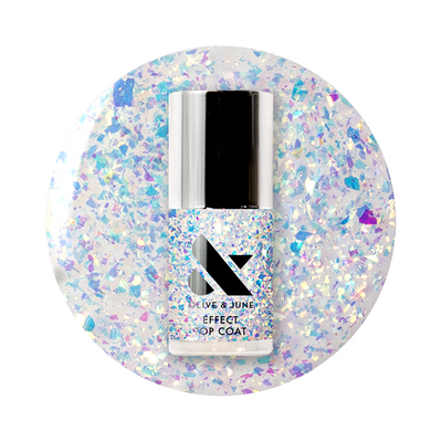The Stardust Effect Top Coat The Stardust Effect Top Coat holographic flake Nail Polish