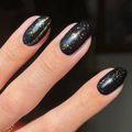 The Stardust Effect Top Coat on customer hand