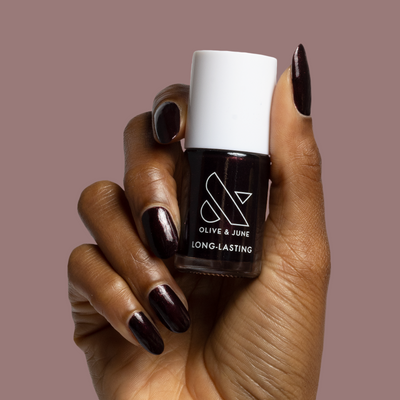 To Me, You Are Perfect To Me, You Are Perfect burgundy shimmer Nail Polish