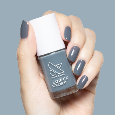 Torrential Torrential Cool slate grey Quick Dry Polish