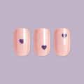 Vampy Heart | Squoval | Short on customer hand