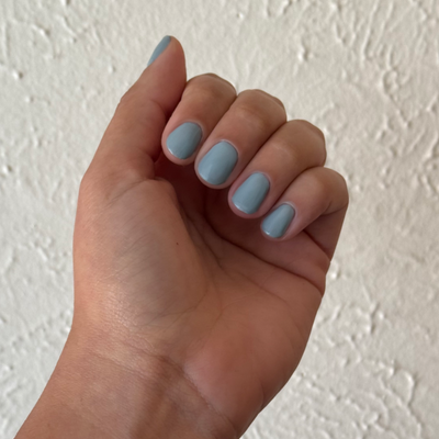 Vintage - Gel display on hand