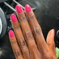 XOXO - Gel on customer hand